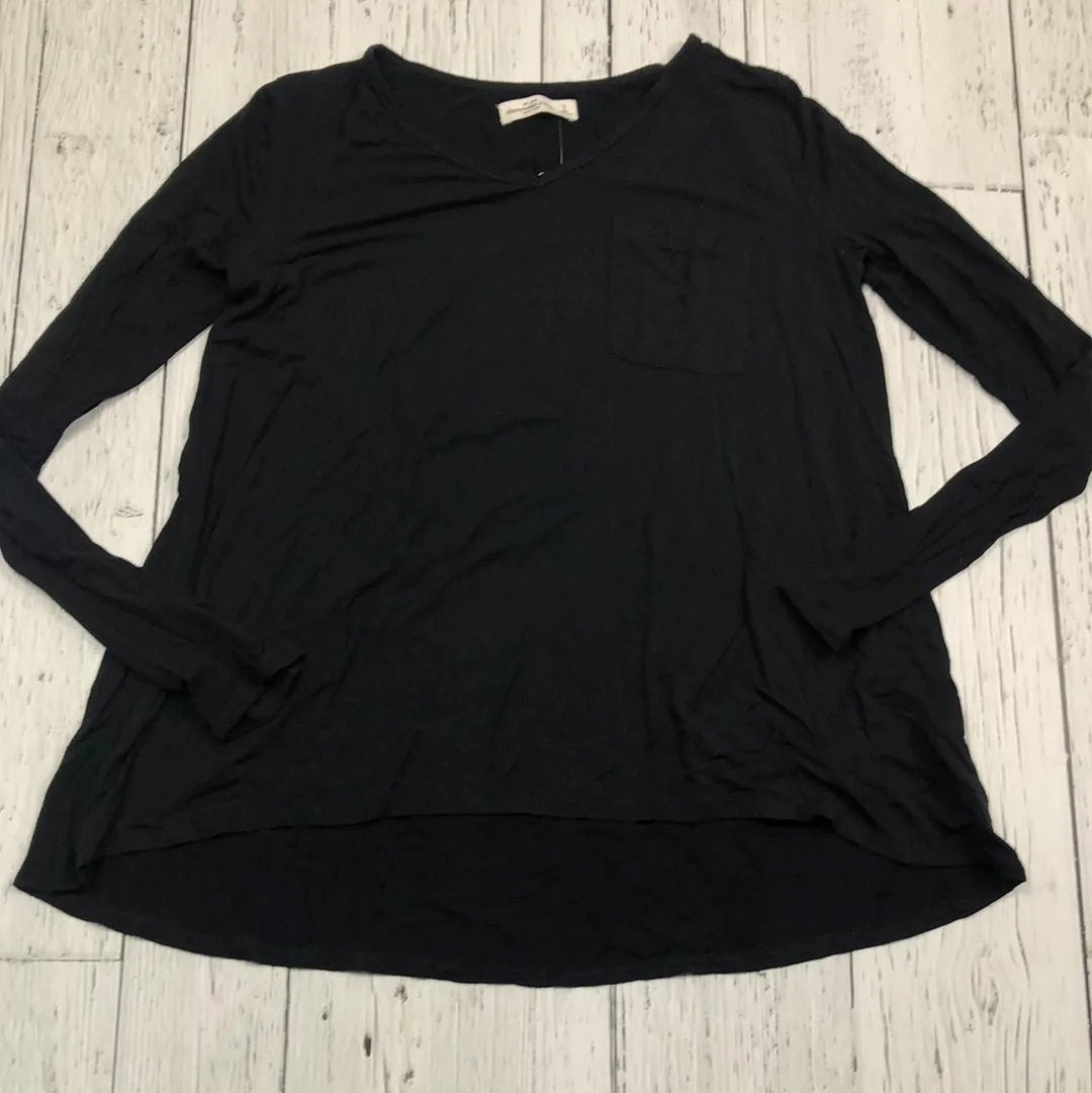 Abercrombie & Fitch black long sleeve shirt - Hers S