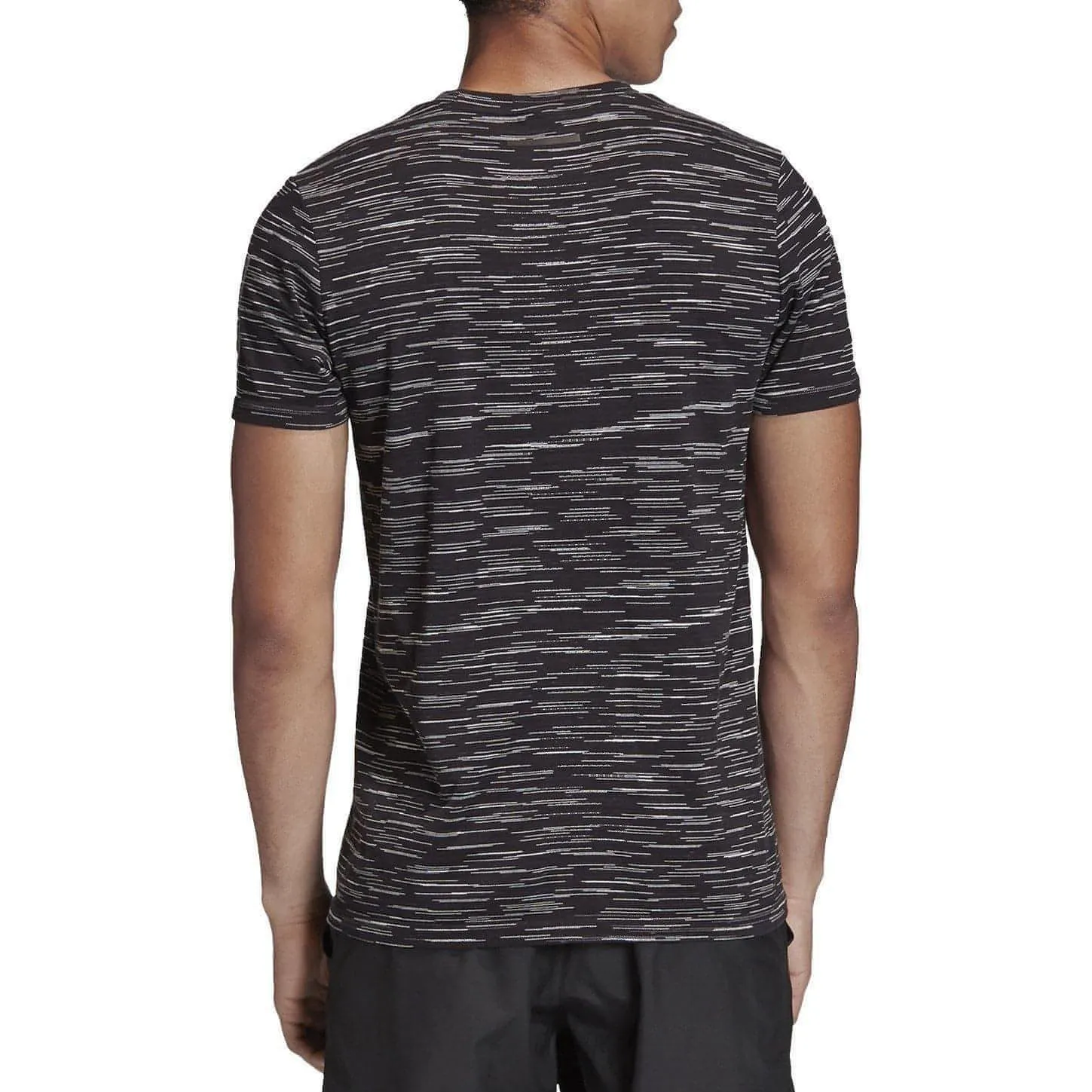 adidas 25-7 Decode Short Sleeve Mens Running Top - Black