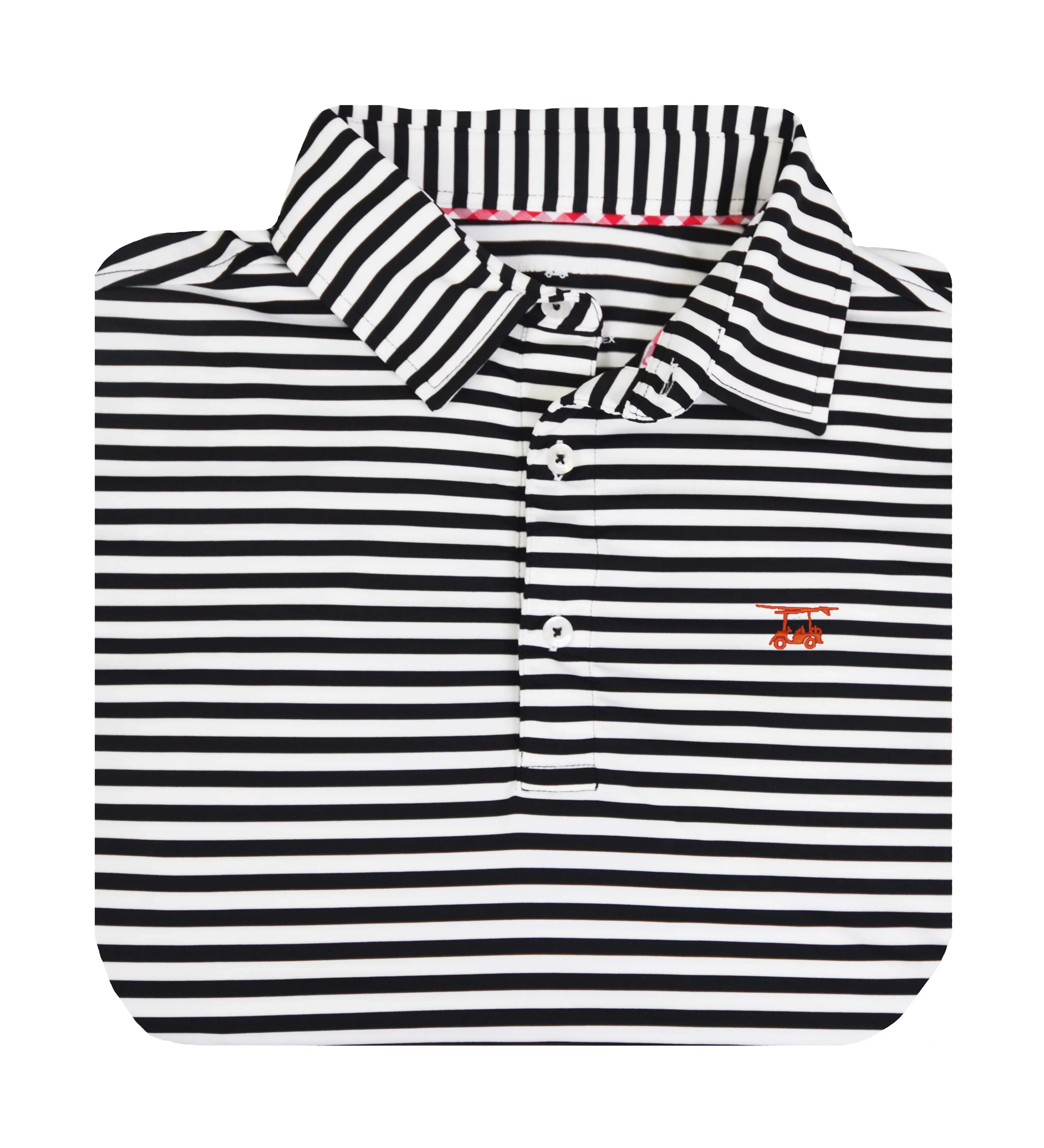 Albatross Polo -Black/White Wide Stripe