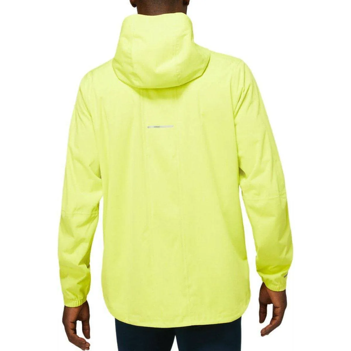 Asics Accelerate Waterproof Mens Running Jacket - Yellow