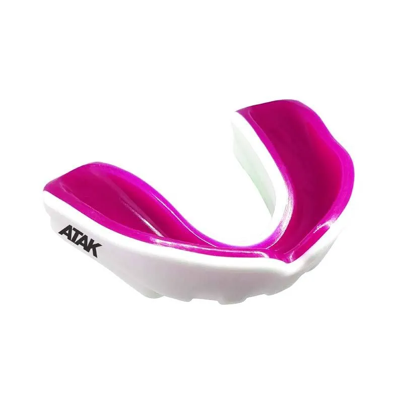 ATAK Fortis Gel Mouthguard Royal Pink/White