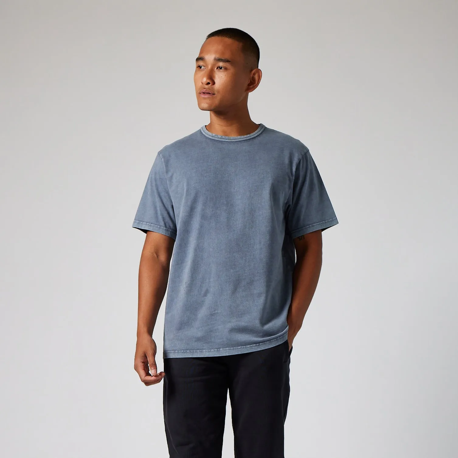 Aylestone T-Shirt - Coman Blue Wash