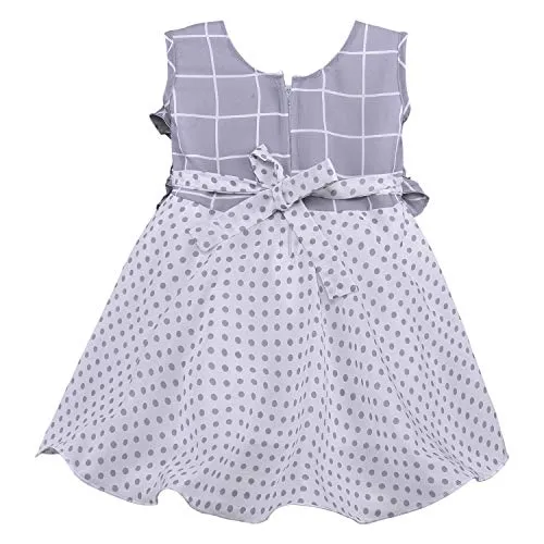 Baby Girls Dress Frock-fe2813gry