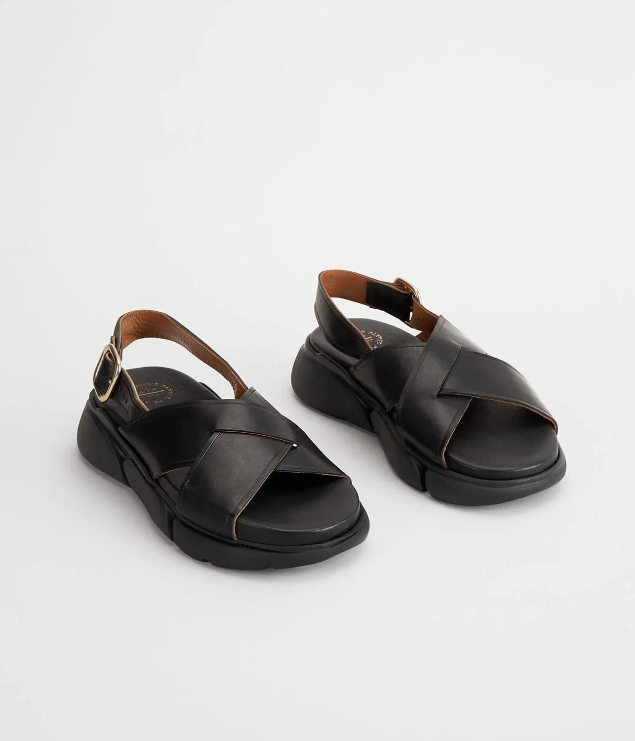 BARISCI SANDAL -BLACK VACCHETTA