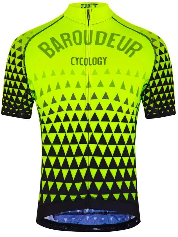 Baroudeur Men's Jersey Lime