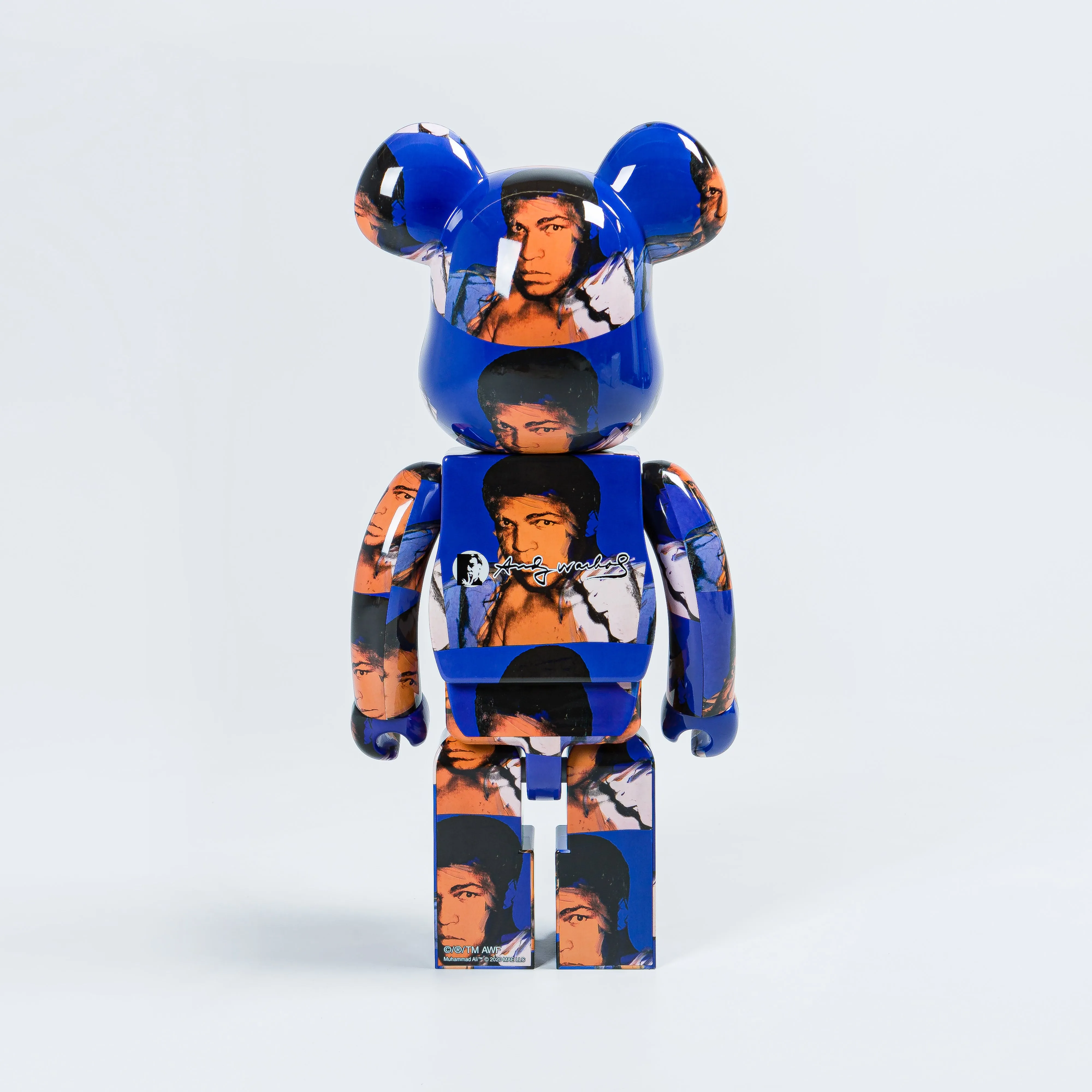 Be@rbrick x Andy Warhol 1000% - Mohammed Ali