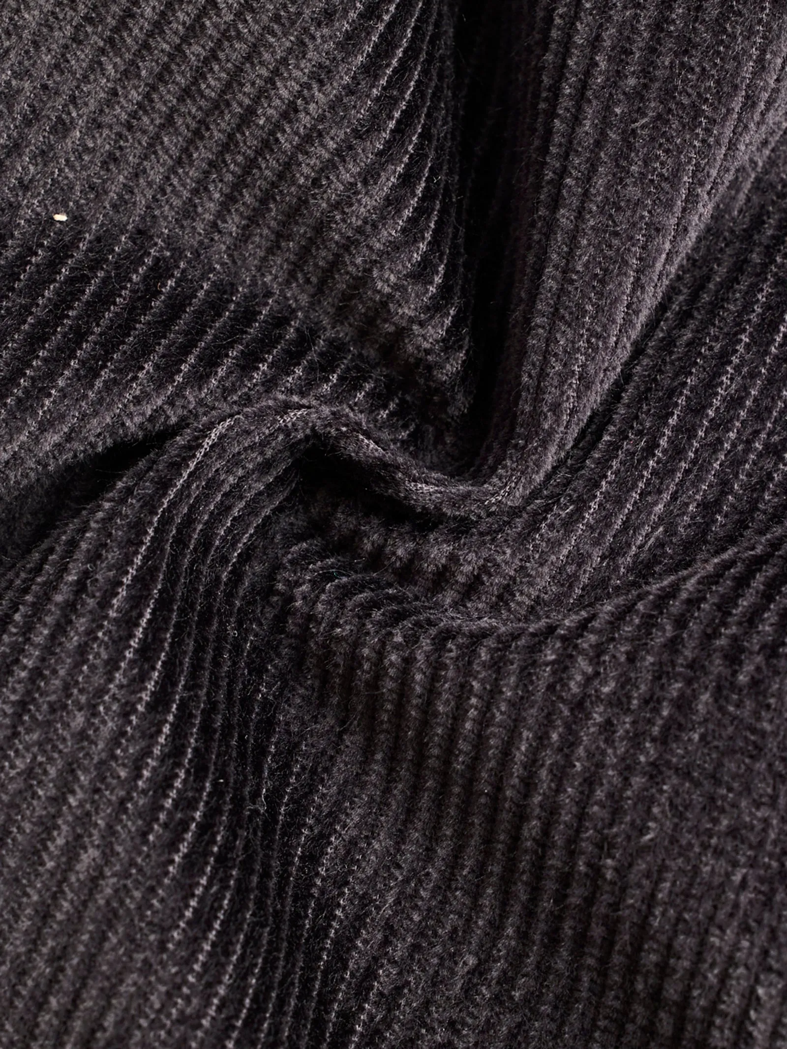 Black Corduroy Over Shirt