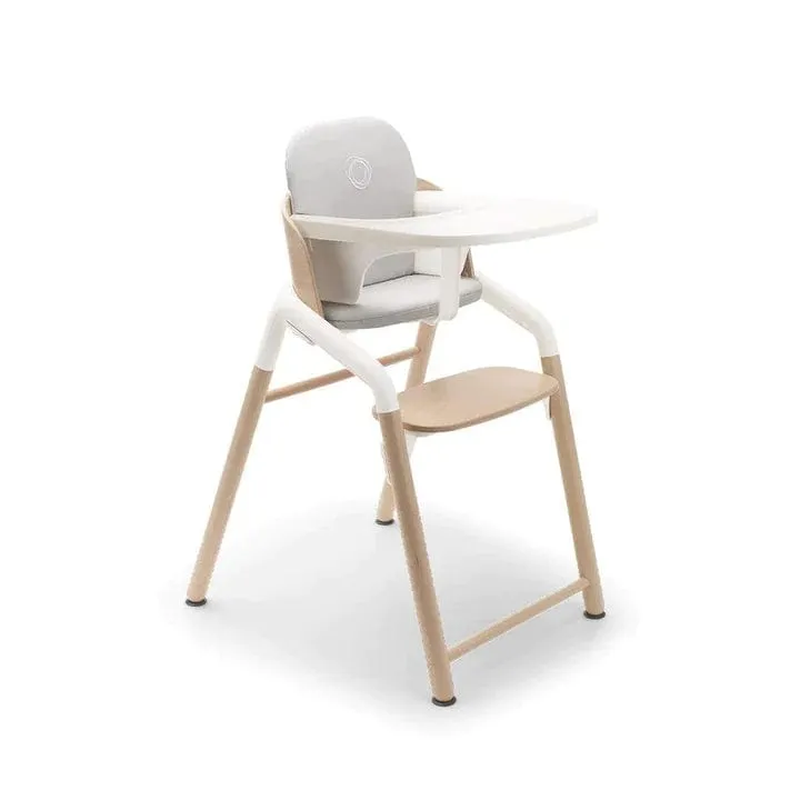 Bugaboo Giraffe Highchair with Complete Baby Set - Wood/White