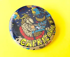 Capricorn Button