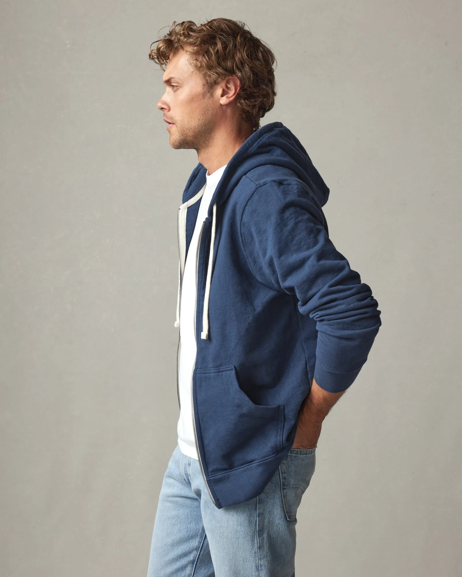 Carolina Midweight Full Zip - Varsity Blue