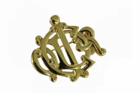 CHRISTIAN DIOR small Logo brooch