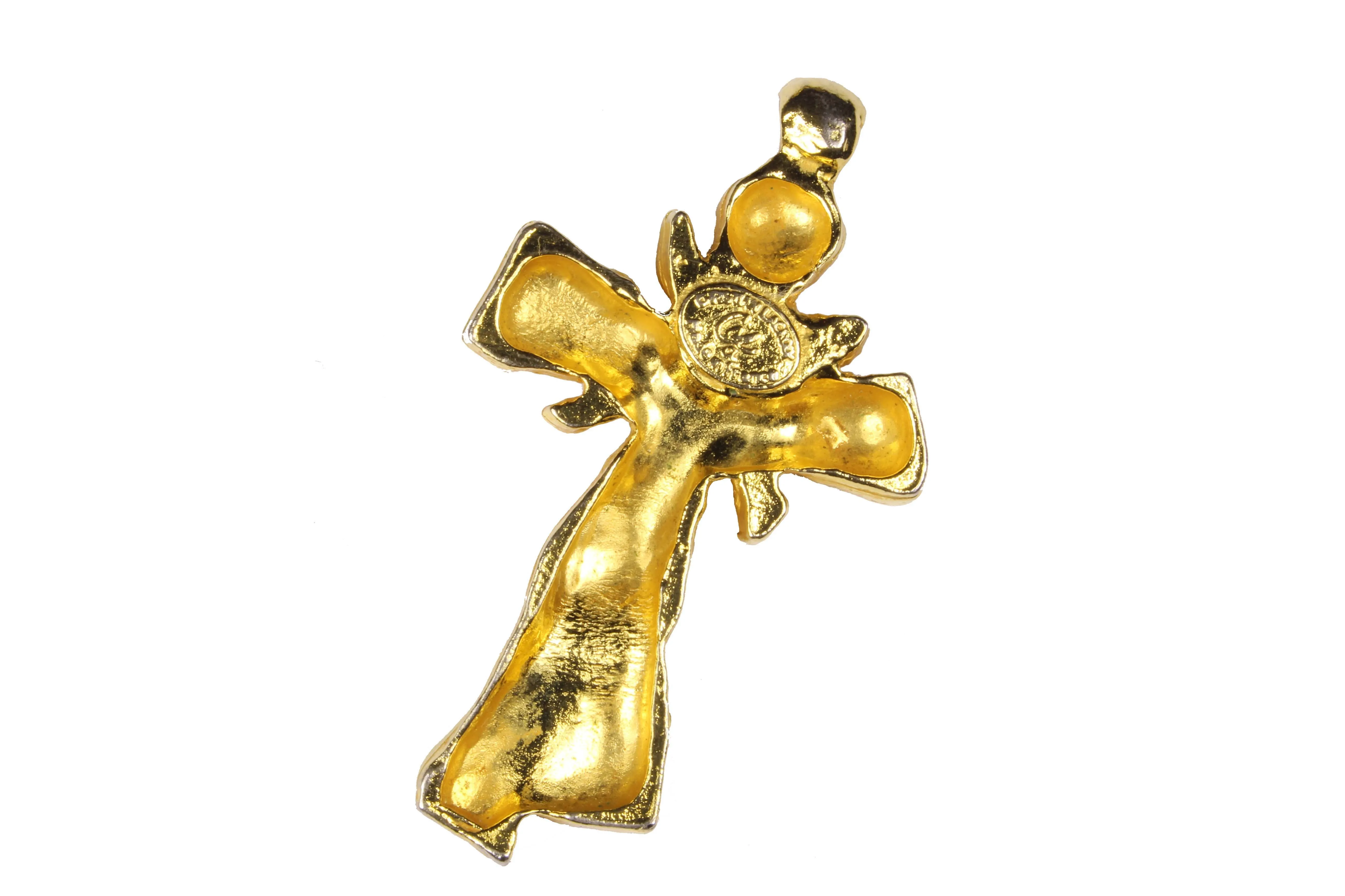 CHRISTIAN LACROIX cross pendant