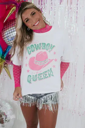 Cowboy Queen Mint Graphic Tee