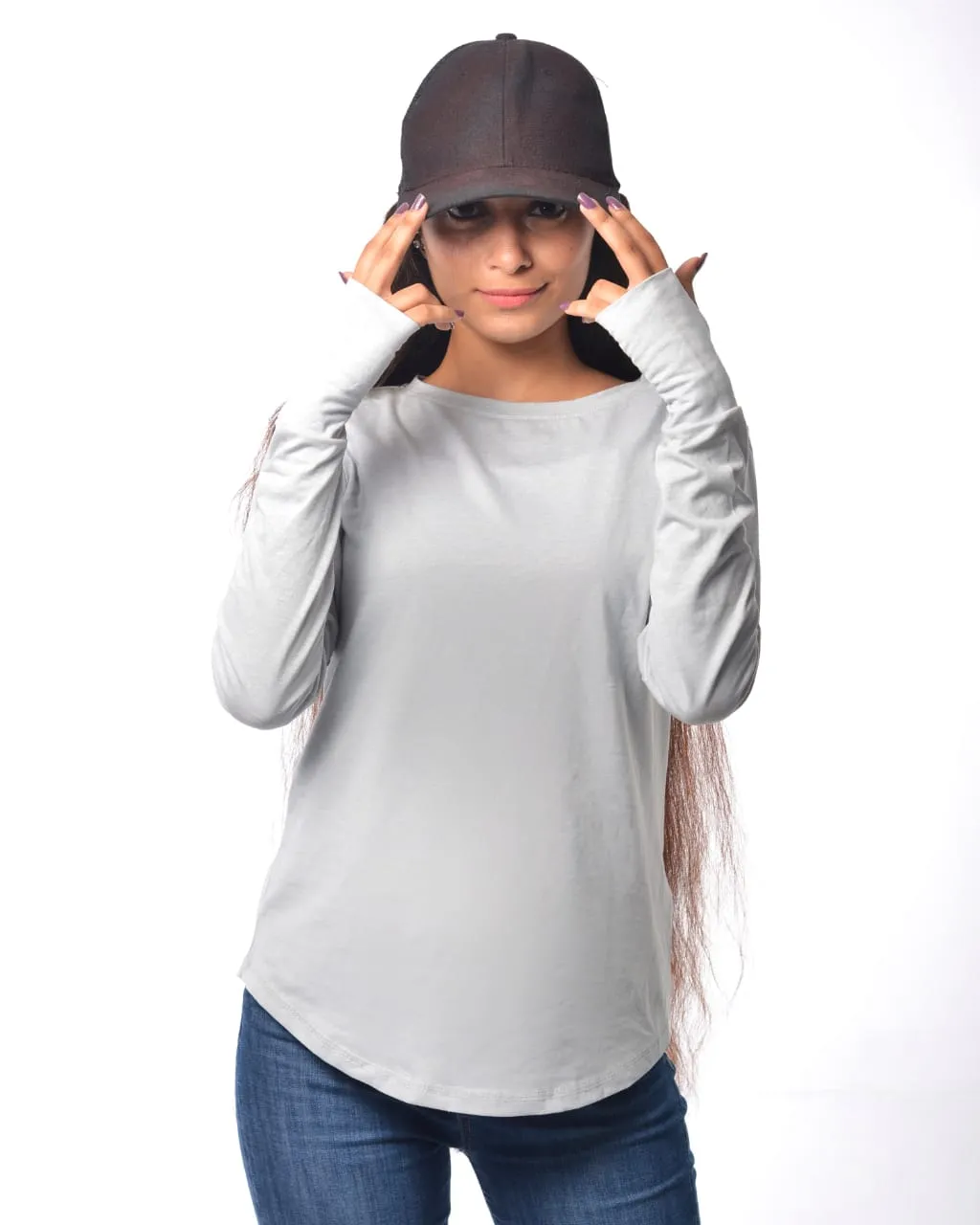 CRANE Yoga Full sleeve T  Grey