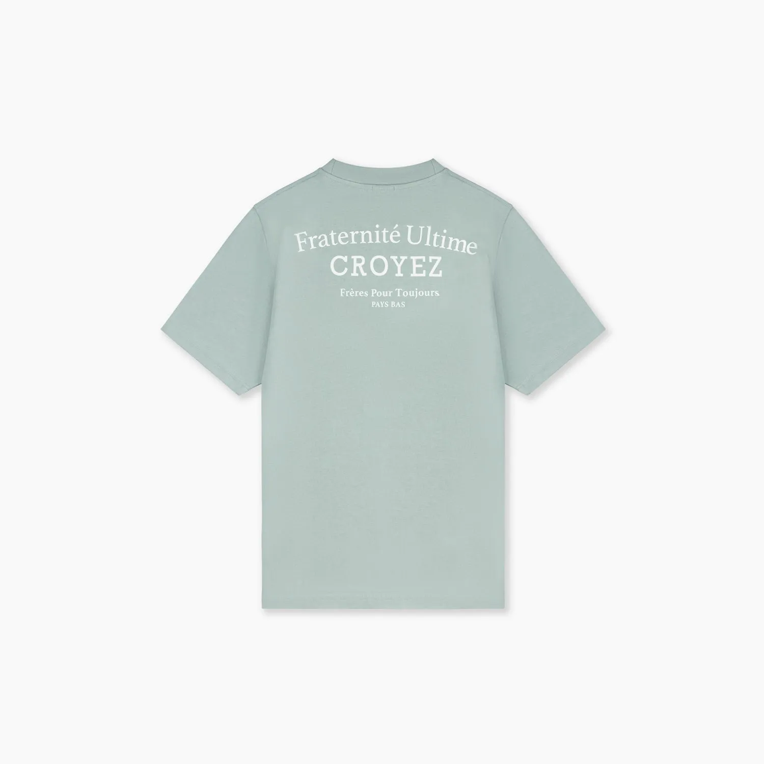 CROYEZ FRATERNITÉ T-SHIRT - BLUE SURF/WHITE