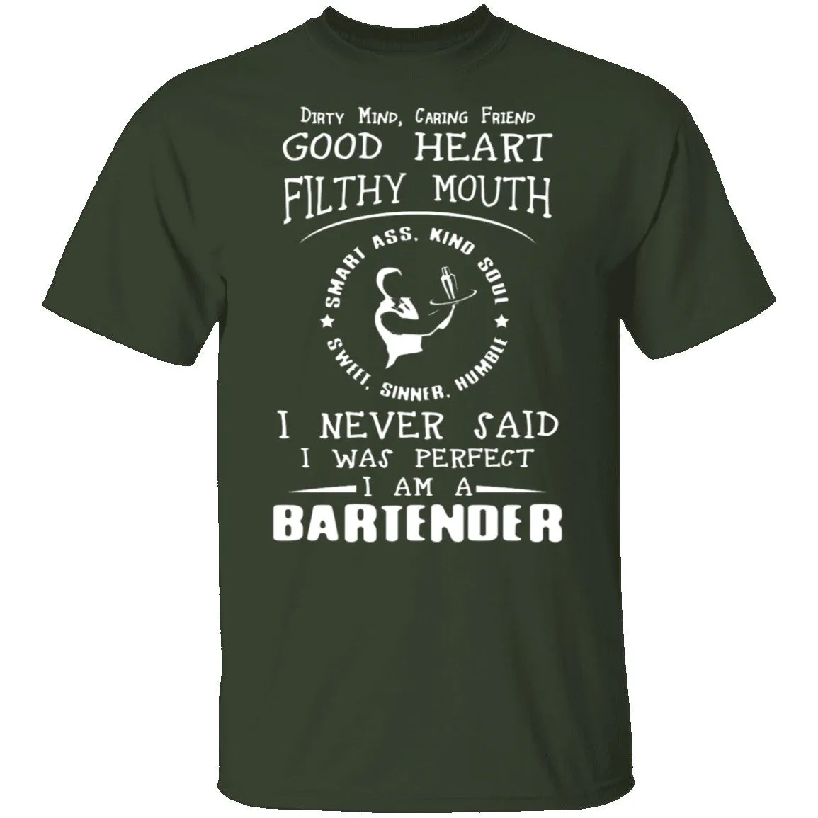 Dirty Mind Bartender T-Shirt