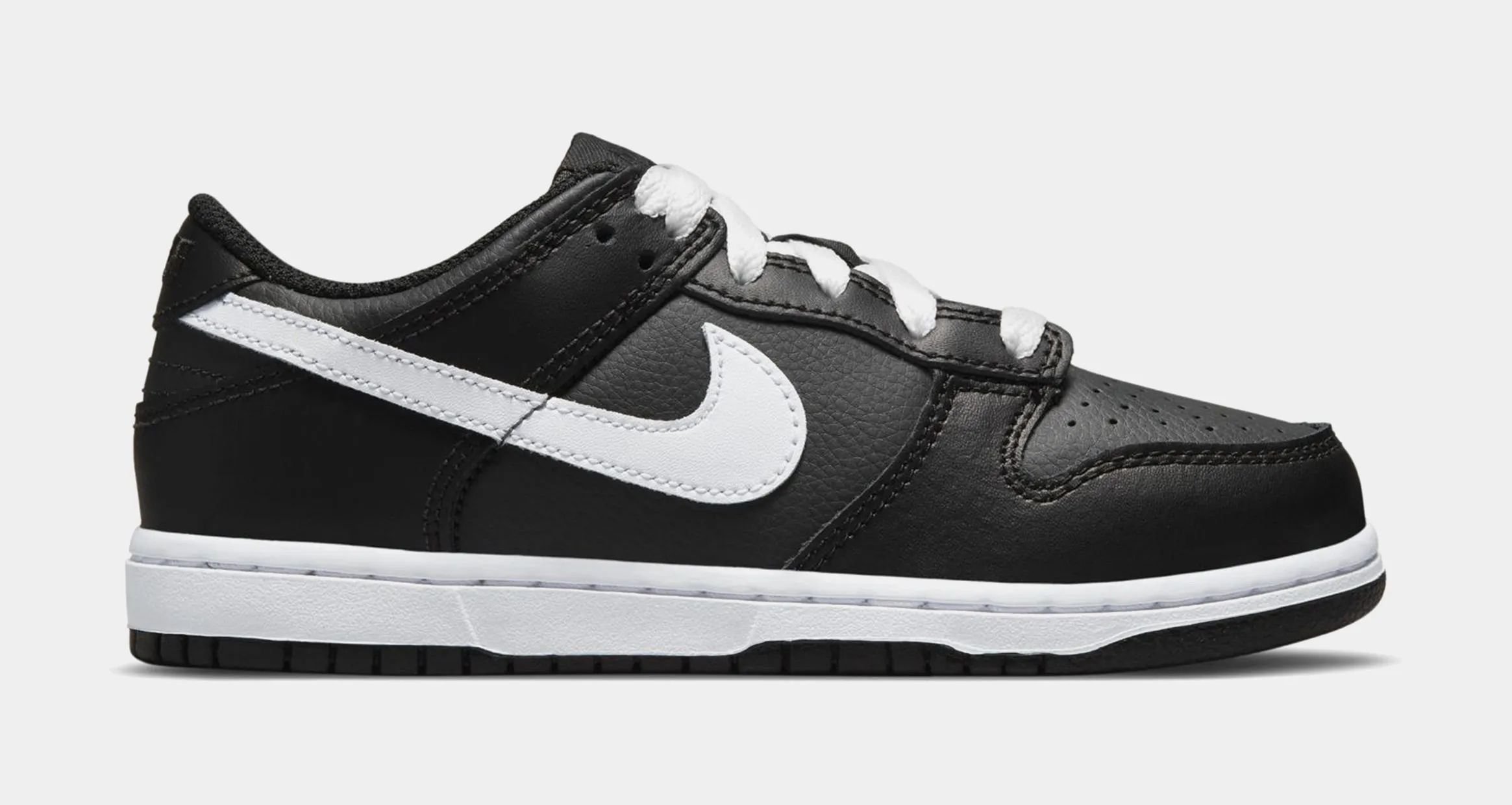 Dunk Low Preschool Lifestyle Shoes (Black/White)