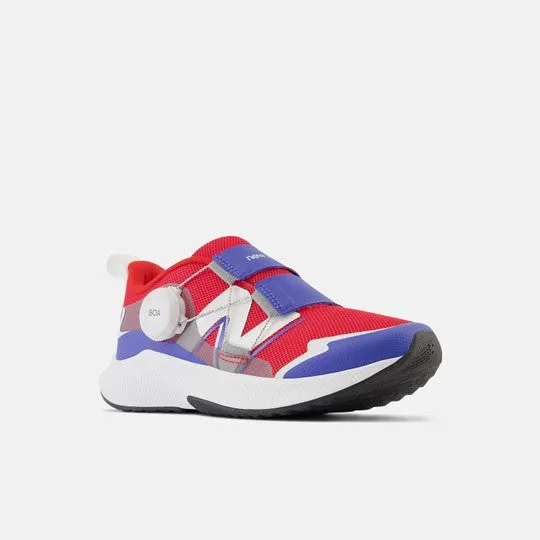 DynaSoft Reveal v4 Kid's BOA® Trainer - True Red with Marine Blue