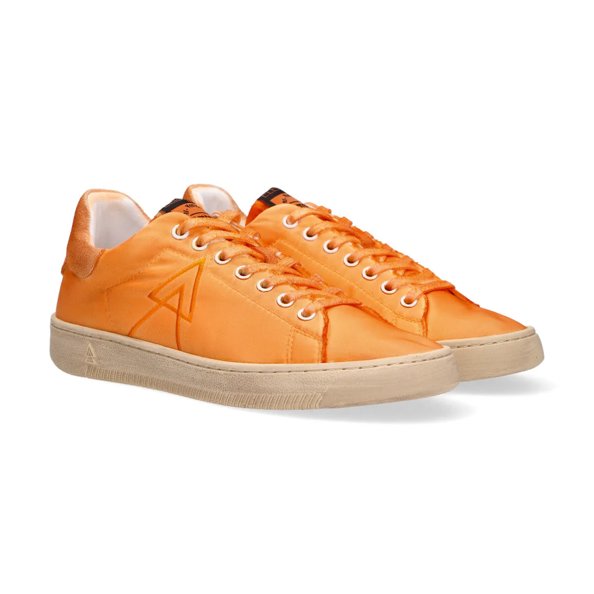 Elena Iachi sneaker Smash nylon camoscio arancio