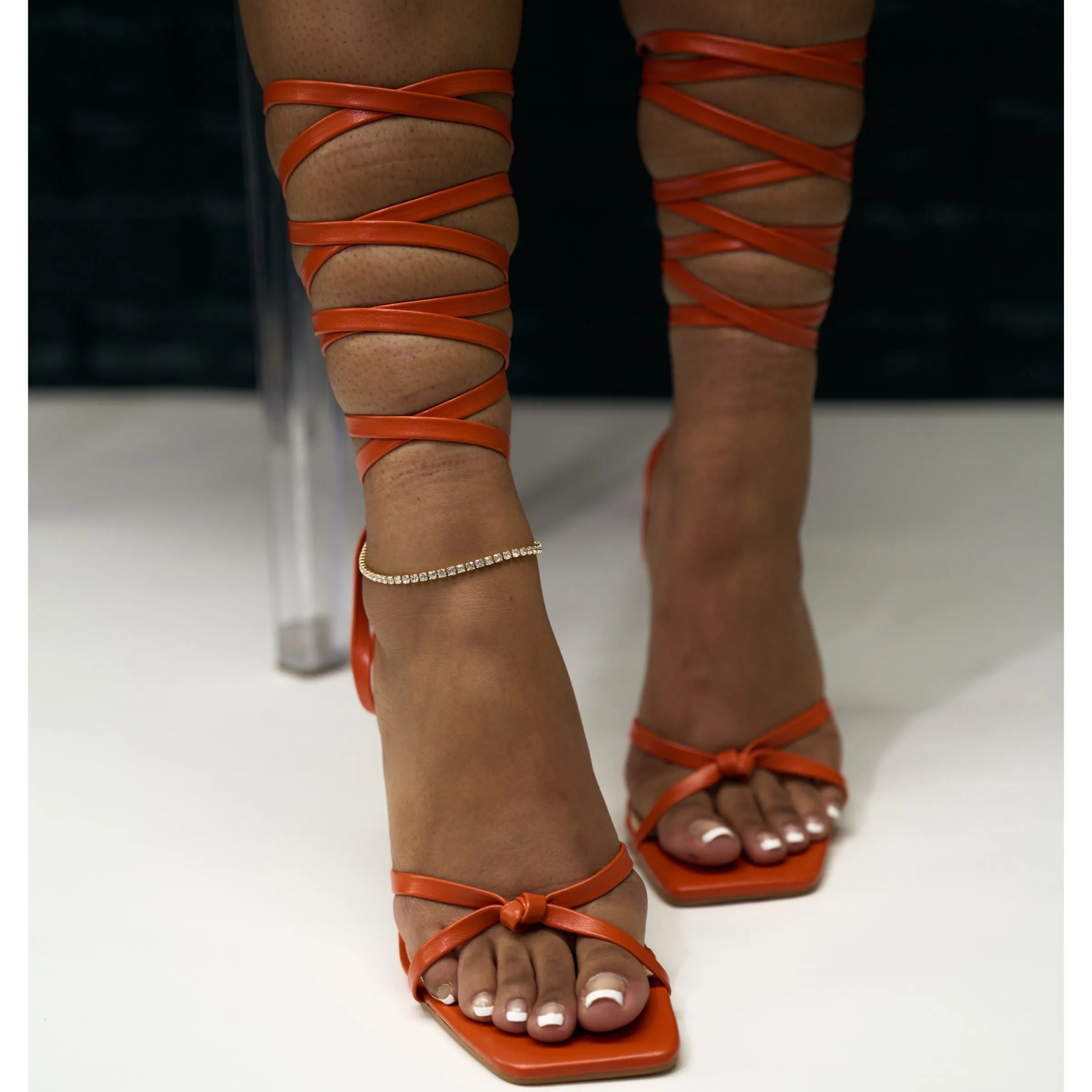 eliana heel - orange