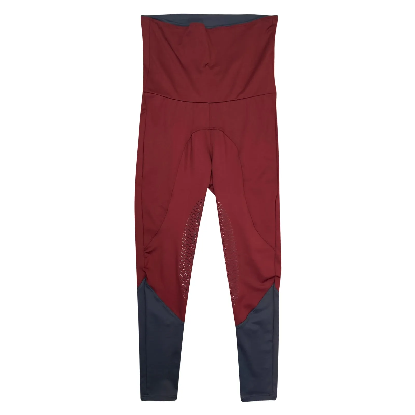 Equo Schooling Pant in Burgundy/Grey - Women's Small