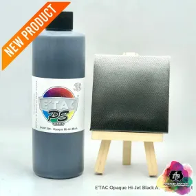 E'TAC Opaque Hi-Jet Black Airbrush PS Paint