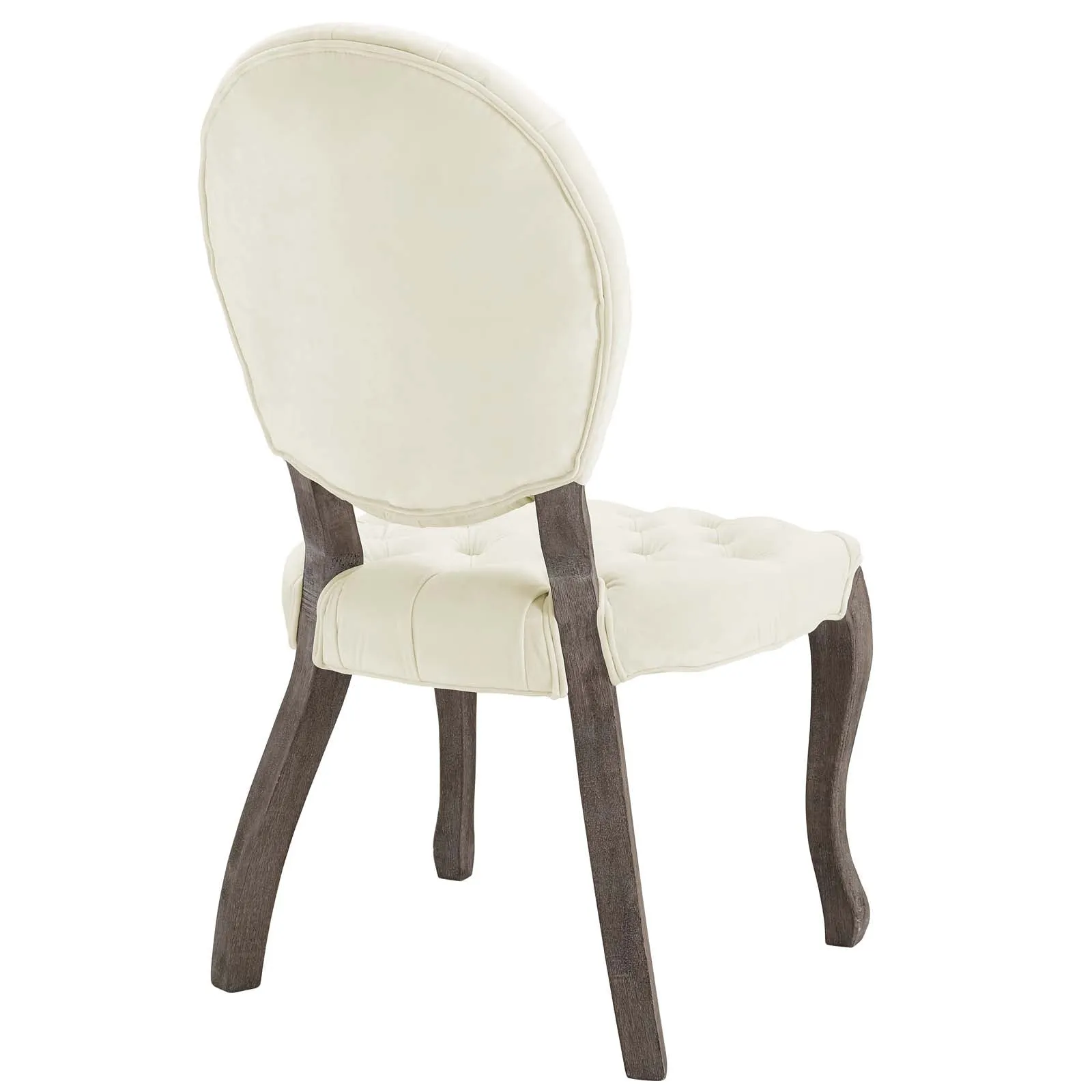 Exhibit French Vintage Dining Performance Velvet Side Chair