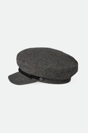 Fiddler Fisherman Cap - Grey/Black