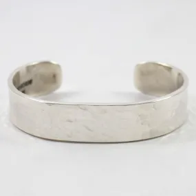 Hammered Silver Cuff