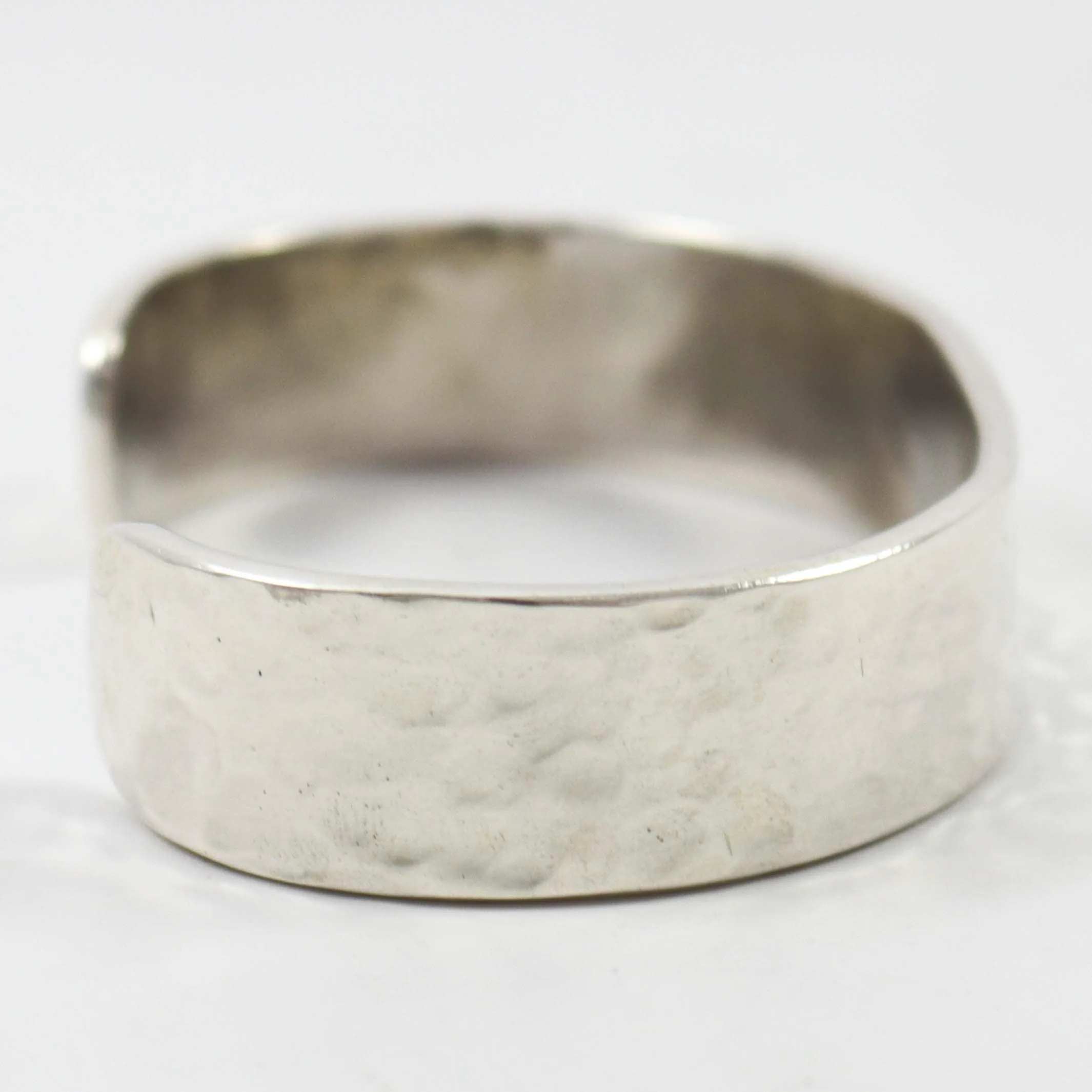 Hammered Silver Cuff