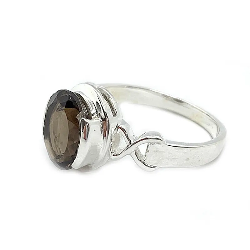 Harinie Smoky Quartz Boho Ring