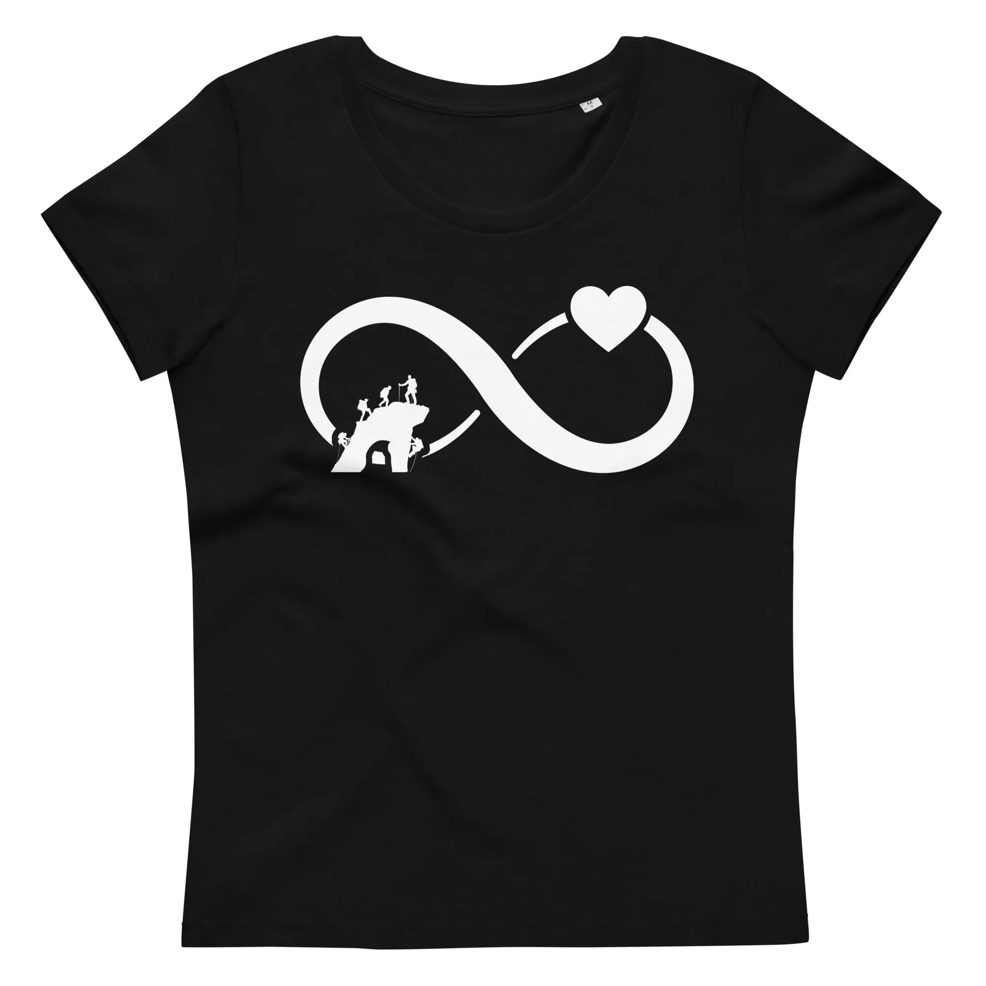 Infinity Heart and Climbing - Damen Premium Organic T-Shirt