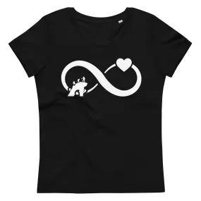 Infinity Heart and Climbing - Damen Premium Organic T-Shirt