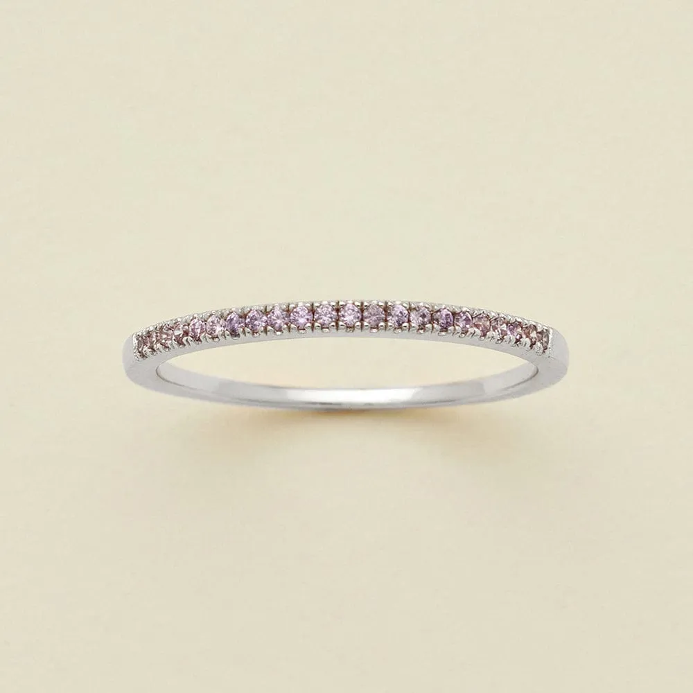 June Birthstone Stacking Ring