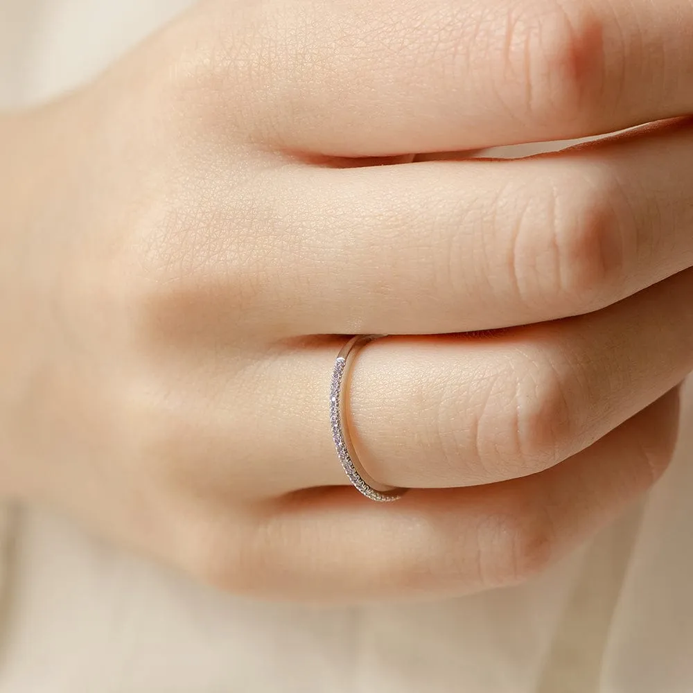 June Birthstone Stacking Ring