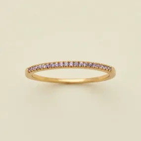 June Birthstone Stacking Ring