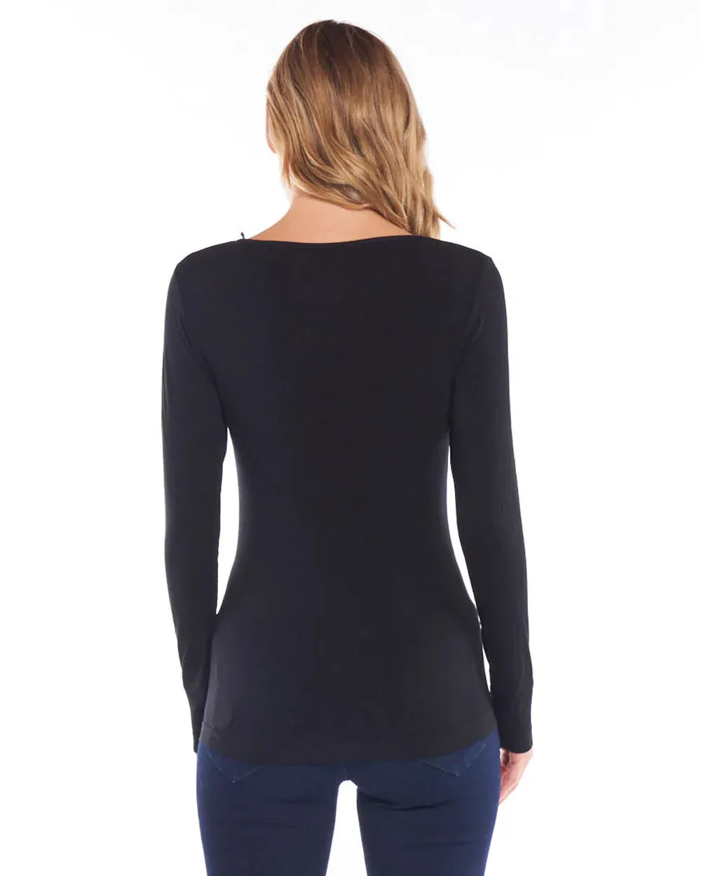 Kelli Long Sleeve Top by Betty Basics - Black