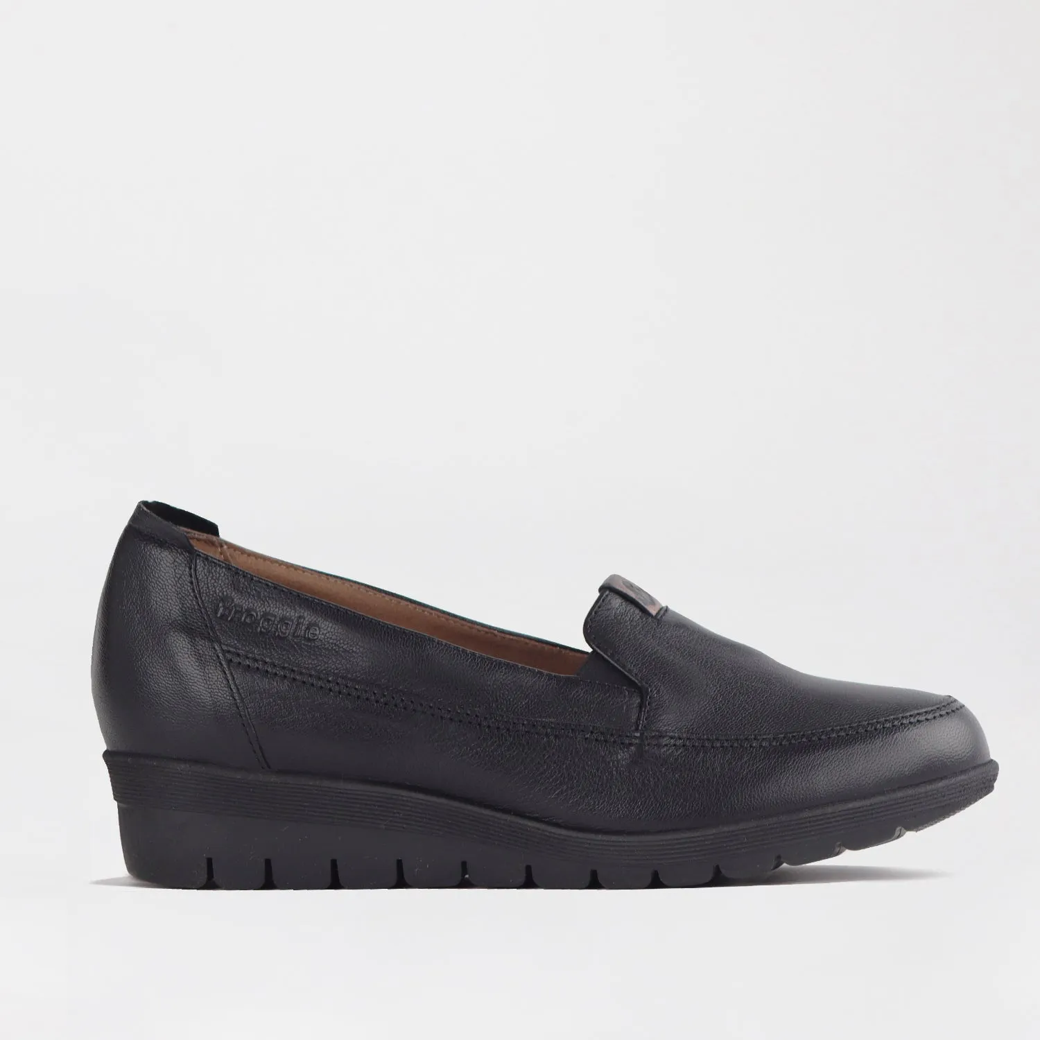 Loafer with Removable Footbed in Black - 12493