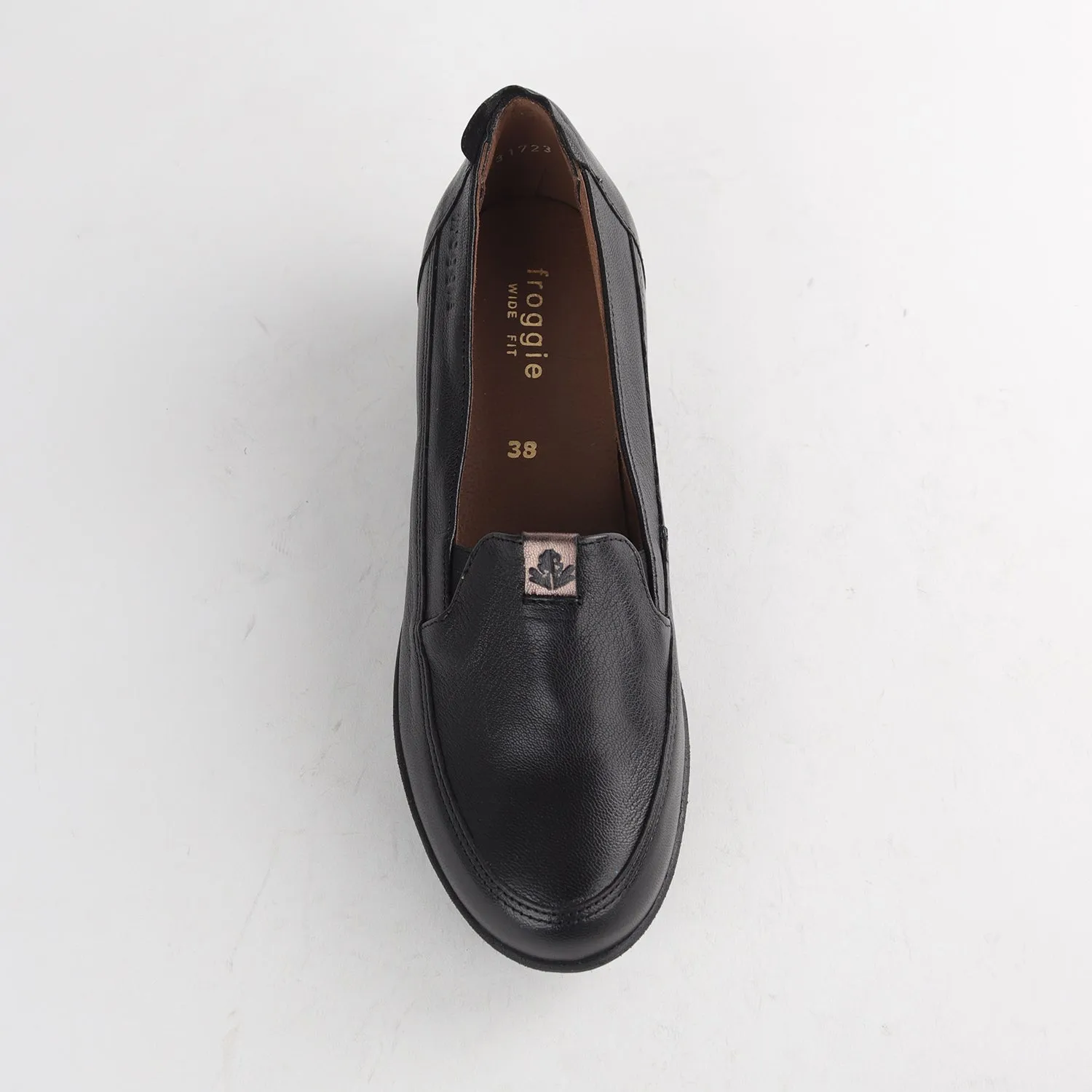 Loafer with Removable Footbed in Black - 12493