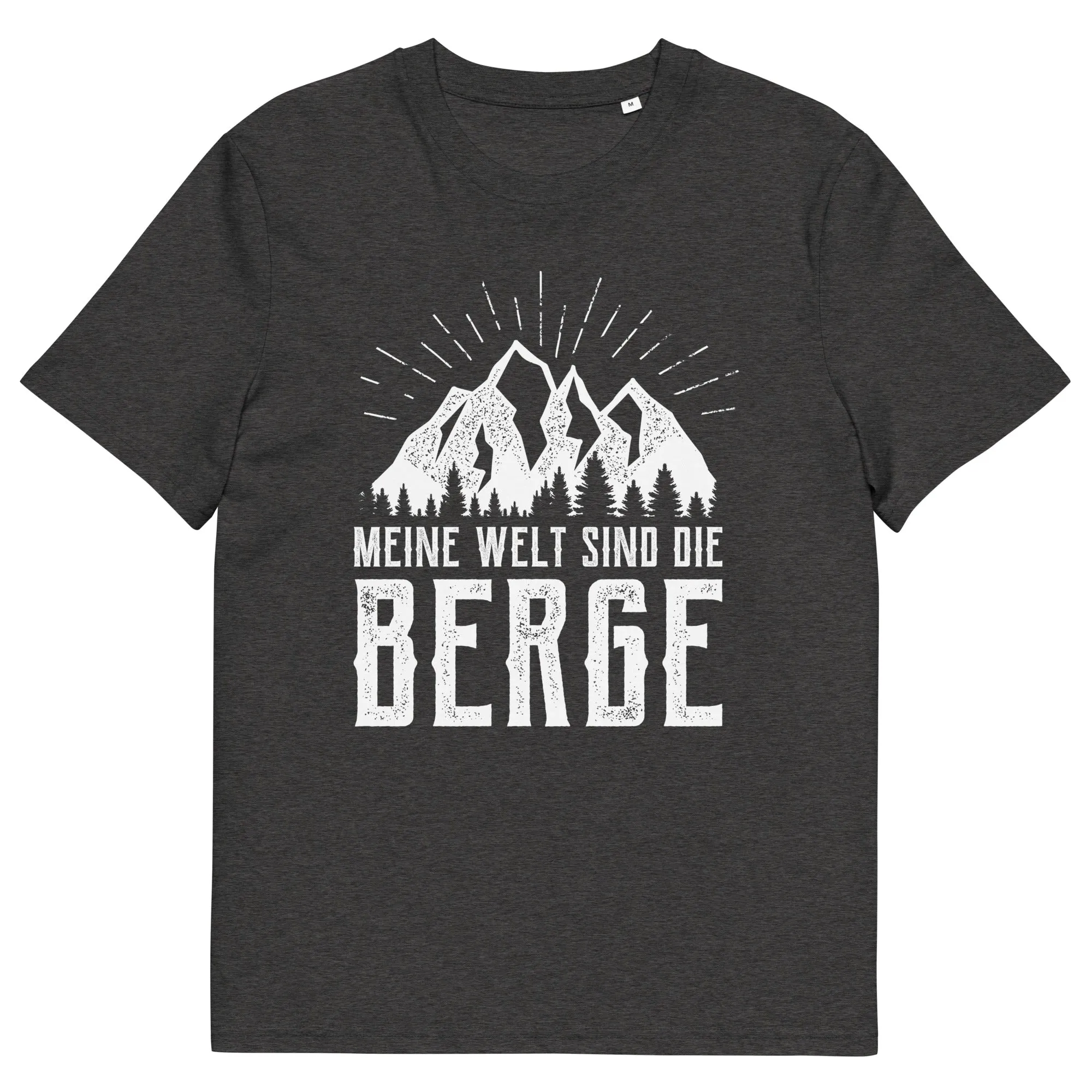 Meine Welt sind die Berge - Herren Premium Organic T-Shirt