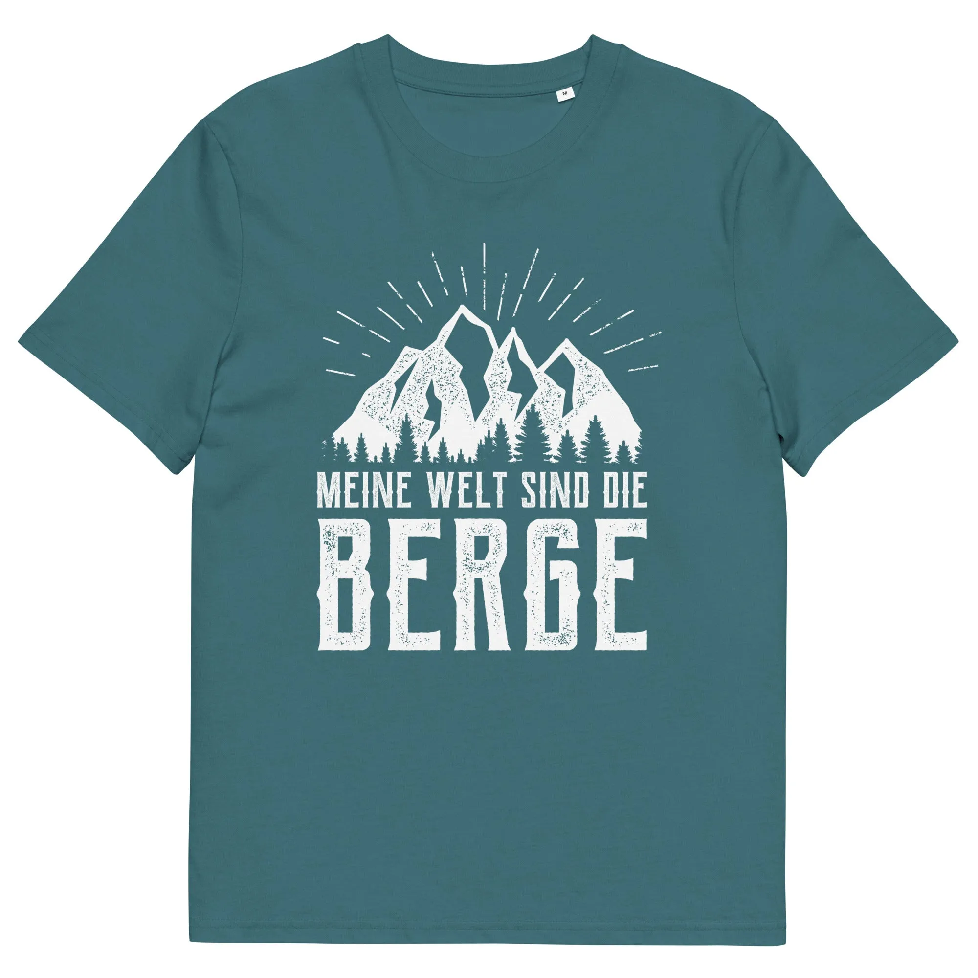 Meine Welt sind die Berge - Herren Premium Organic T-Shirt