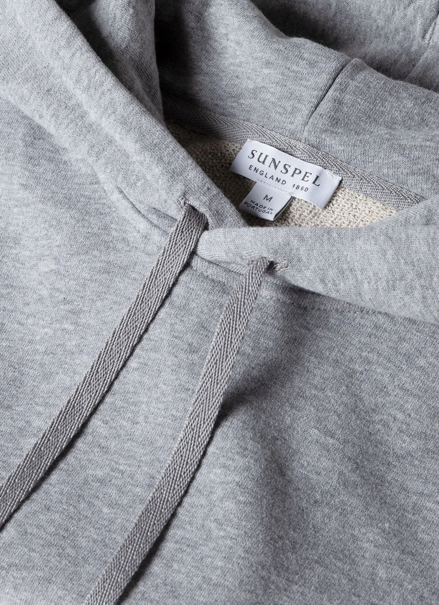 Men's Loopback Hoodie in Grey Melange