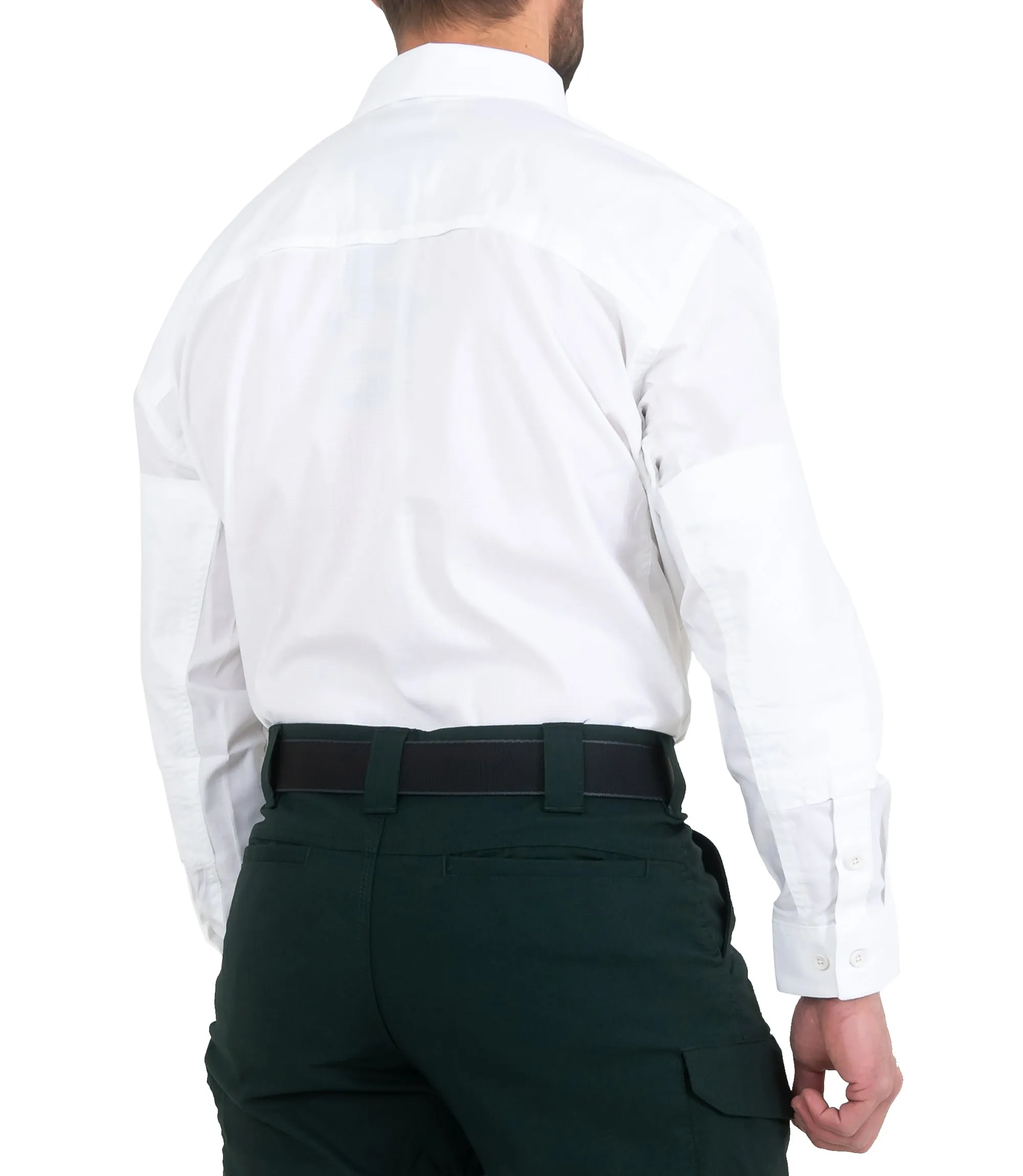 Men's V2 Tactical Long Sleeve Shirt / White