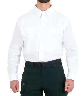 Men's V2 Tactical Long Sleeve Shirt / White