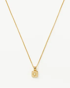 Mini Star Ridge Pendant Necklace | 18ct Gold Plated Vermeil