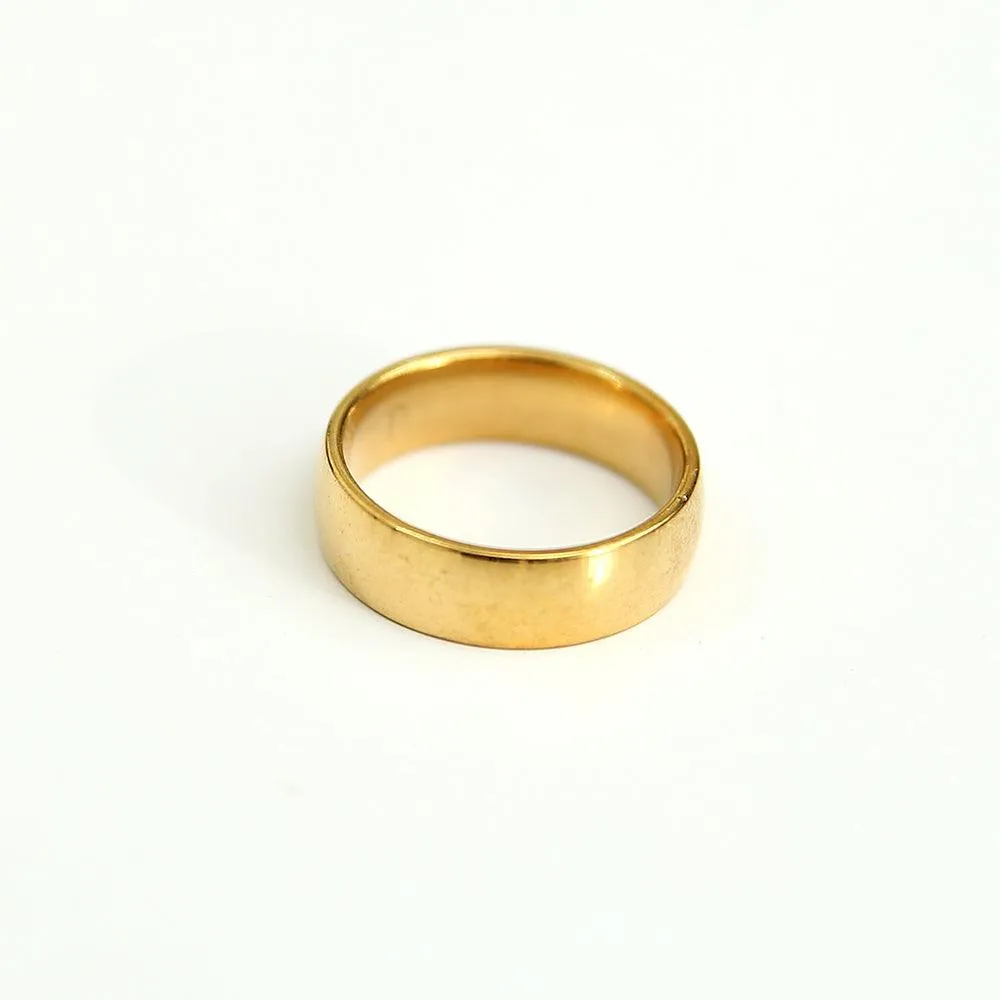 Minimal Gold Color Ring (RI-10856)