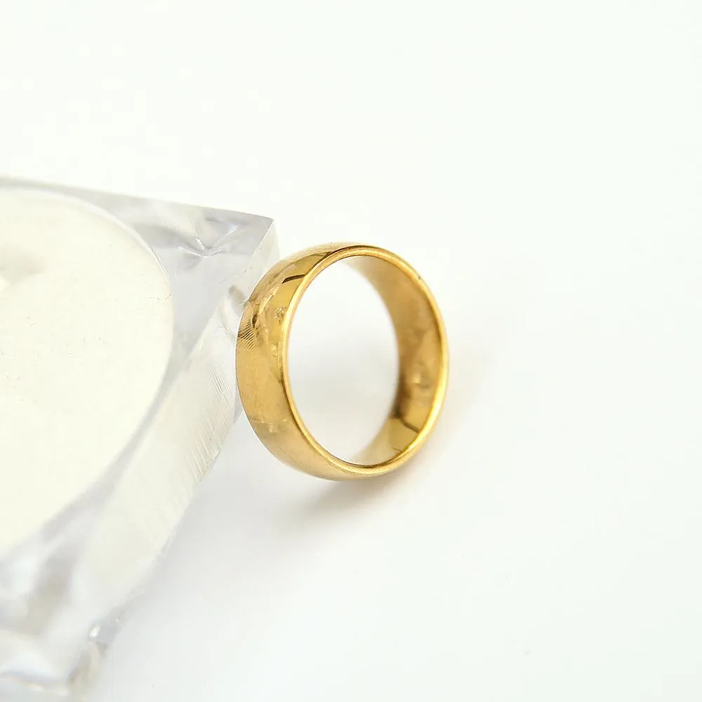 Minimal Gold Color Ring (RI-10856)