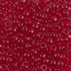 Miyuki Boncuk, MiyukiRoundBeads 6/0-0141 Transparent Red