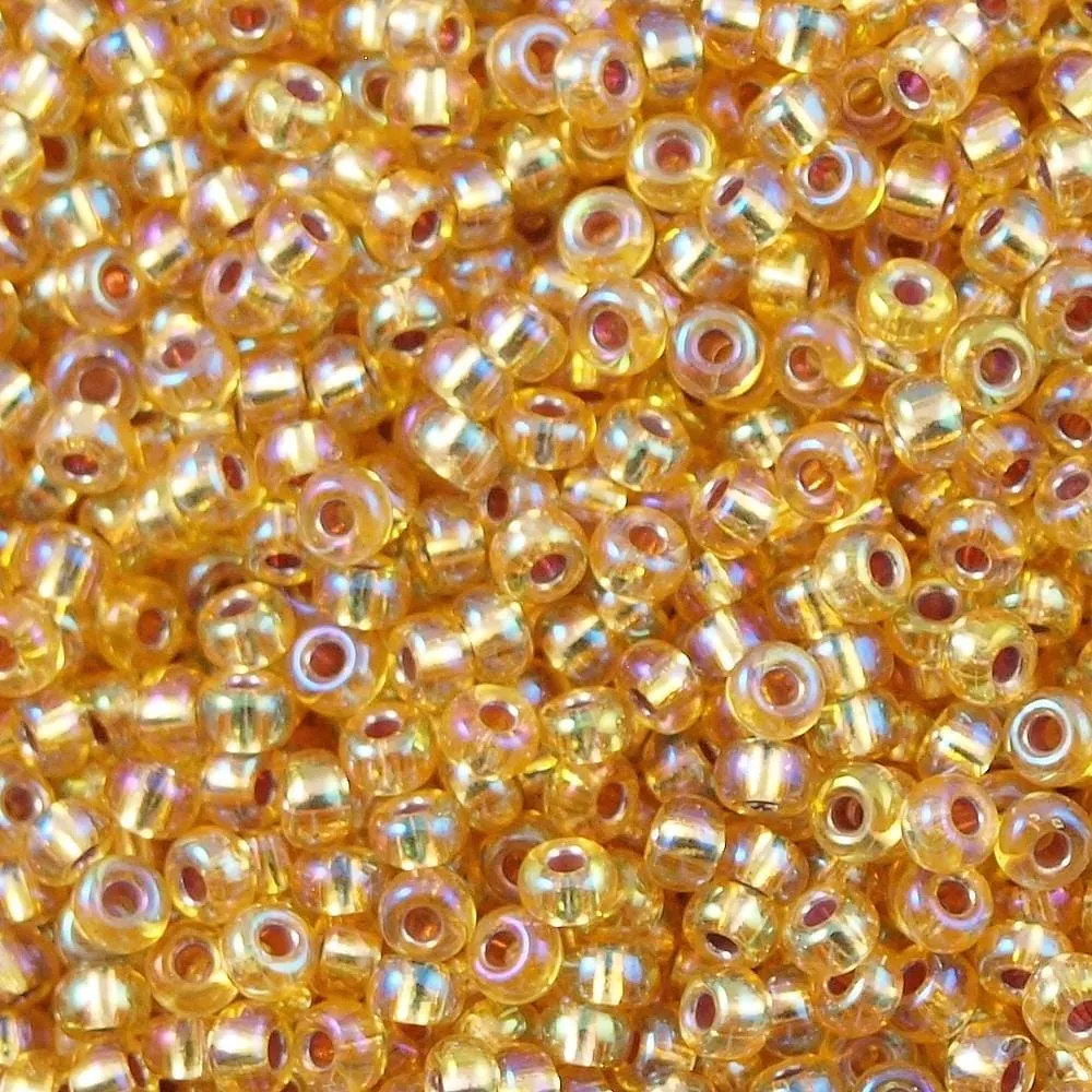 Miyuki Boncuk, MiyukiRoundBeads 6/0-1003 Silver Lined Gold