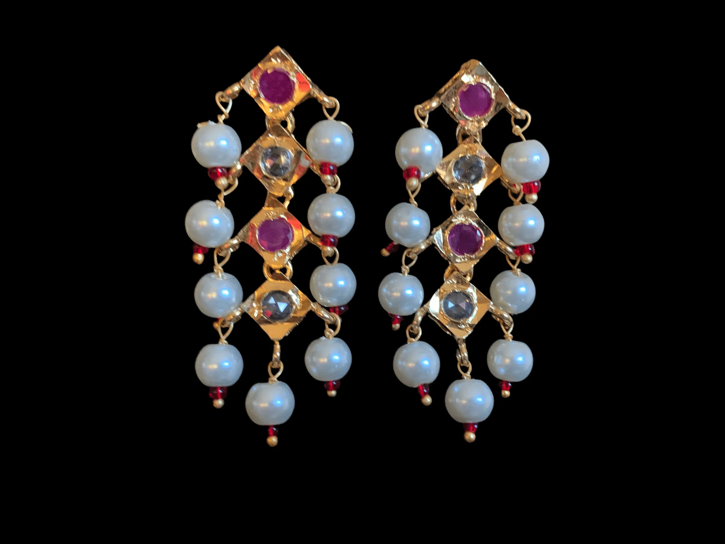 NS134 Barfi necklace set ( READY TO SHIP )